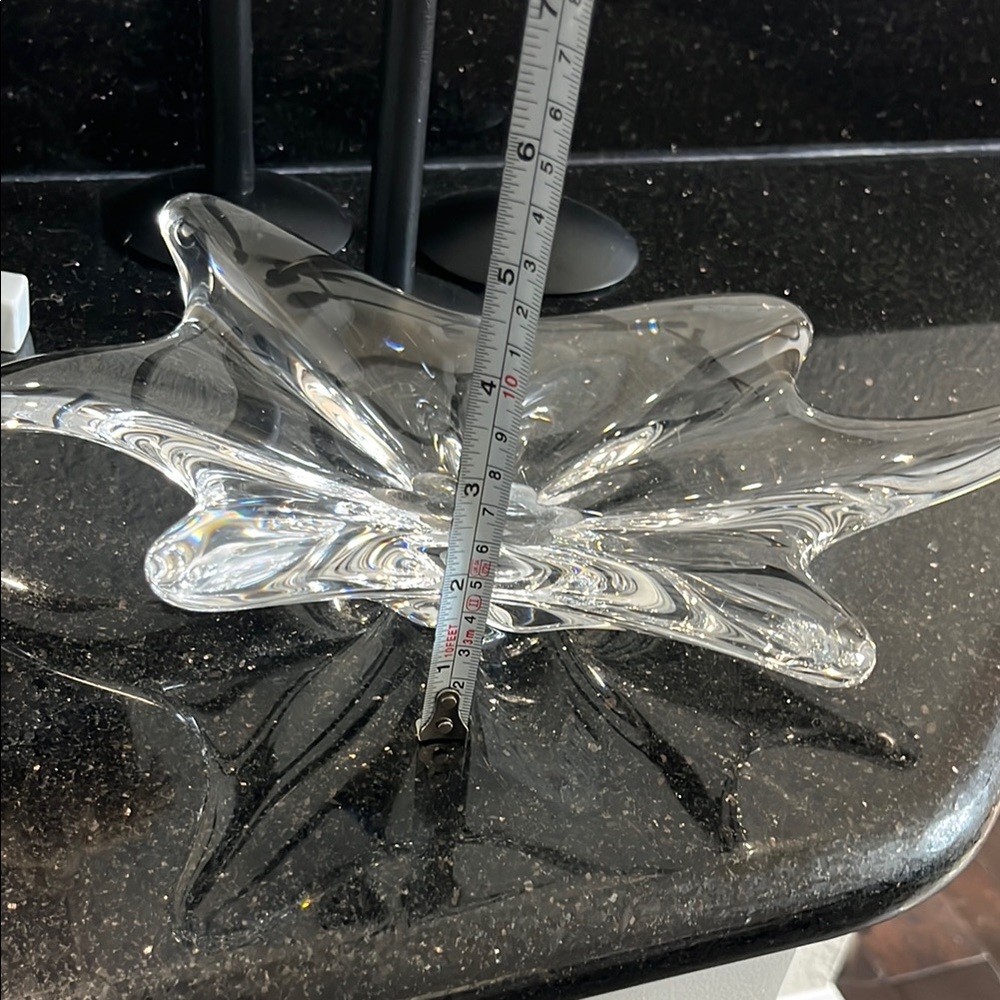 Vintage Crystal Decorative Dish Modern Design - Picture 9 of 10